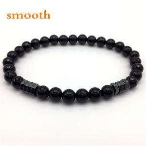 Fashion Geometric Beaded Men Bracelets Simple Classic Stone Bead Charm Bracelets & Bangles For Men Jewelry Gift