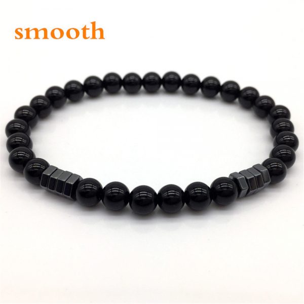 Fashion Geometric Beaded Men Bracelets Simple Classic Stone Bead Charm Bracelets & Bangles For Men Jewelry Gift