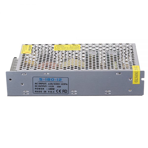AC110V/220V to DC12V 15A 180W Switching Power Supply 198*98*42mm