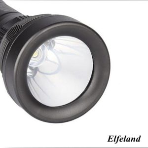 Elfeland T6 2600lm Underwater 80m Dive Light + 1Pcs 5000mAh 26650 LED Diving Flashlight Set