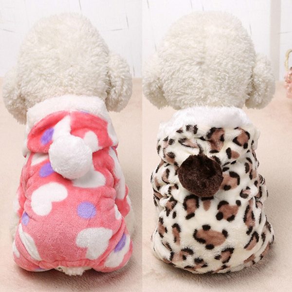 Dog Coat Pet Clothes Warm Fleece