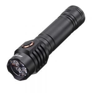 Astrolux S43 4x XP-G3 / Nichia 219C Stepless Dimming 18350 18650 EDC Flashlight Torch Tent Light Tactical Safety Hammer