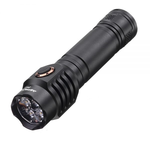 Astrolux S43 4x XP-G3 / Nichia 219C Stepless Dimming 18350 18650 EDC Flashlight Torch Tent Light Tactical Safety Hammer