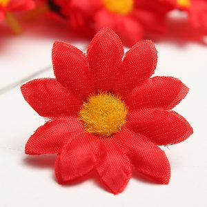 50pcs Silk Artificial Daisy Flowers Heads Home Wedding Decors