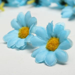 50pcs Silk Artificial Daisy Flowers Heads Home Wedding Decors