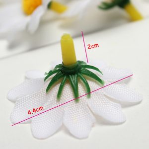 50pcs Silk Artificial Daisy Flowers Heads Home Wedding Decors