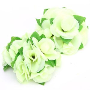 Artificial Wedding Silk Rose Flower Ball With Leaves Party Home Decoration