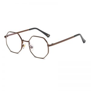 Anti-Blue Ray Polygon Eyeglasses Retro Thick Edge Optical