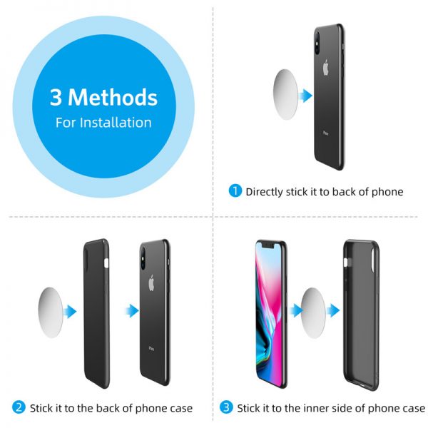 Phone Holder In Car Support Metal Magnetic Phone Air Vent Magnet Stand Mount Stand for Tablets Smartphones Suporte Telefone