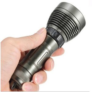 Elfeland T6 2600lm Underwater 80m Dive Light + 1Pcs 5000mAh 26650 LED Diving Flashlight Set